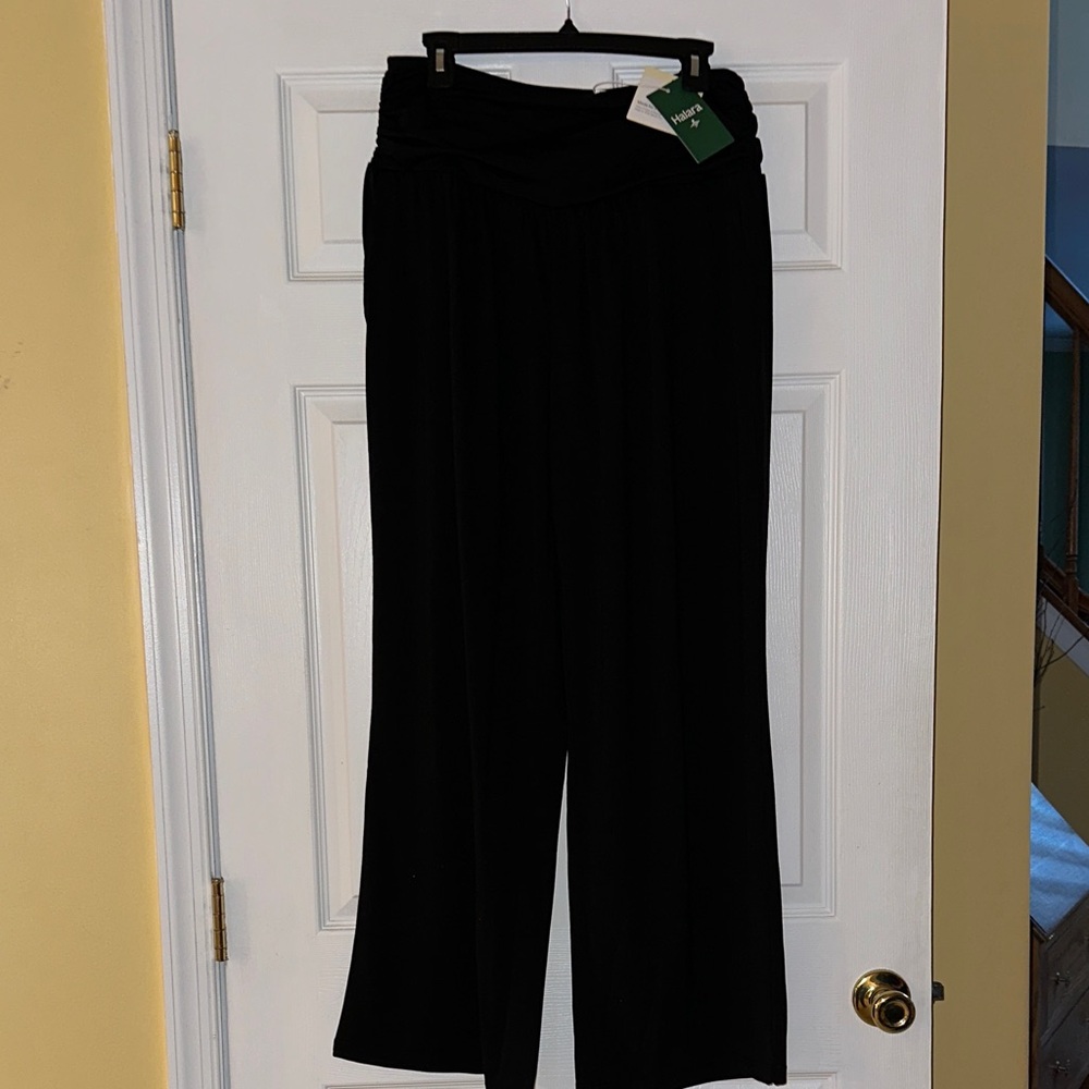 HALARA High Waisted Ruched Yoga Baggy Pants with Pockets